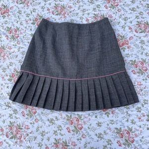 Pleated Mini Skirt